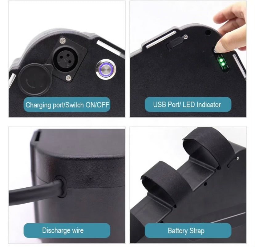 Aussie ebikes triangular batterys